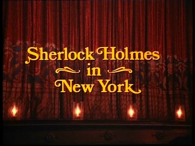 Sherlock Holmes in New York Title