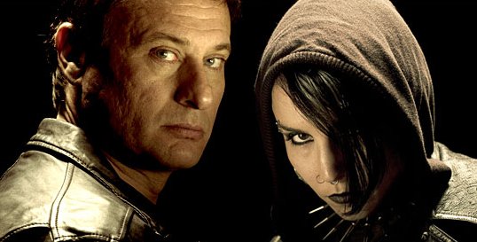 Mikael Blomkvist and Lisbeth Salander from Swedish Version