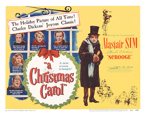Christmas Carol 1951 Poster